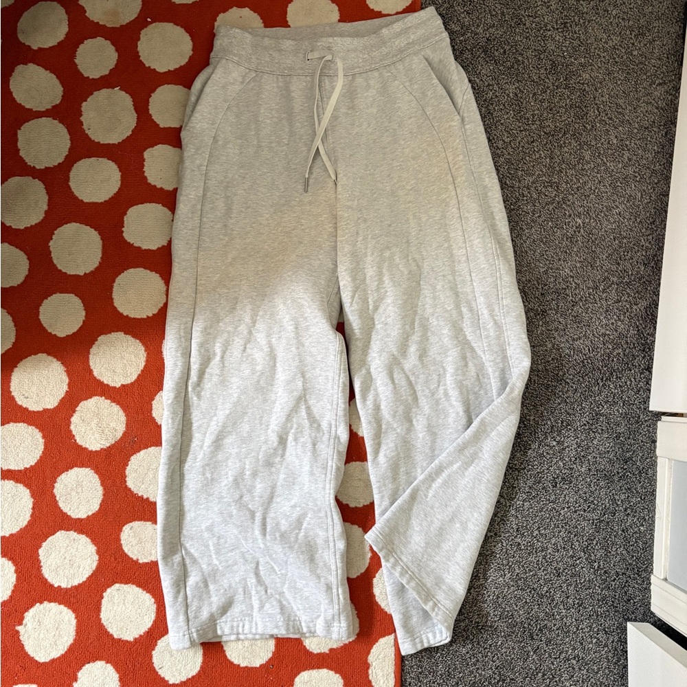 Lululemon Wide Leg Grey Sweatpants